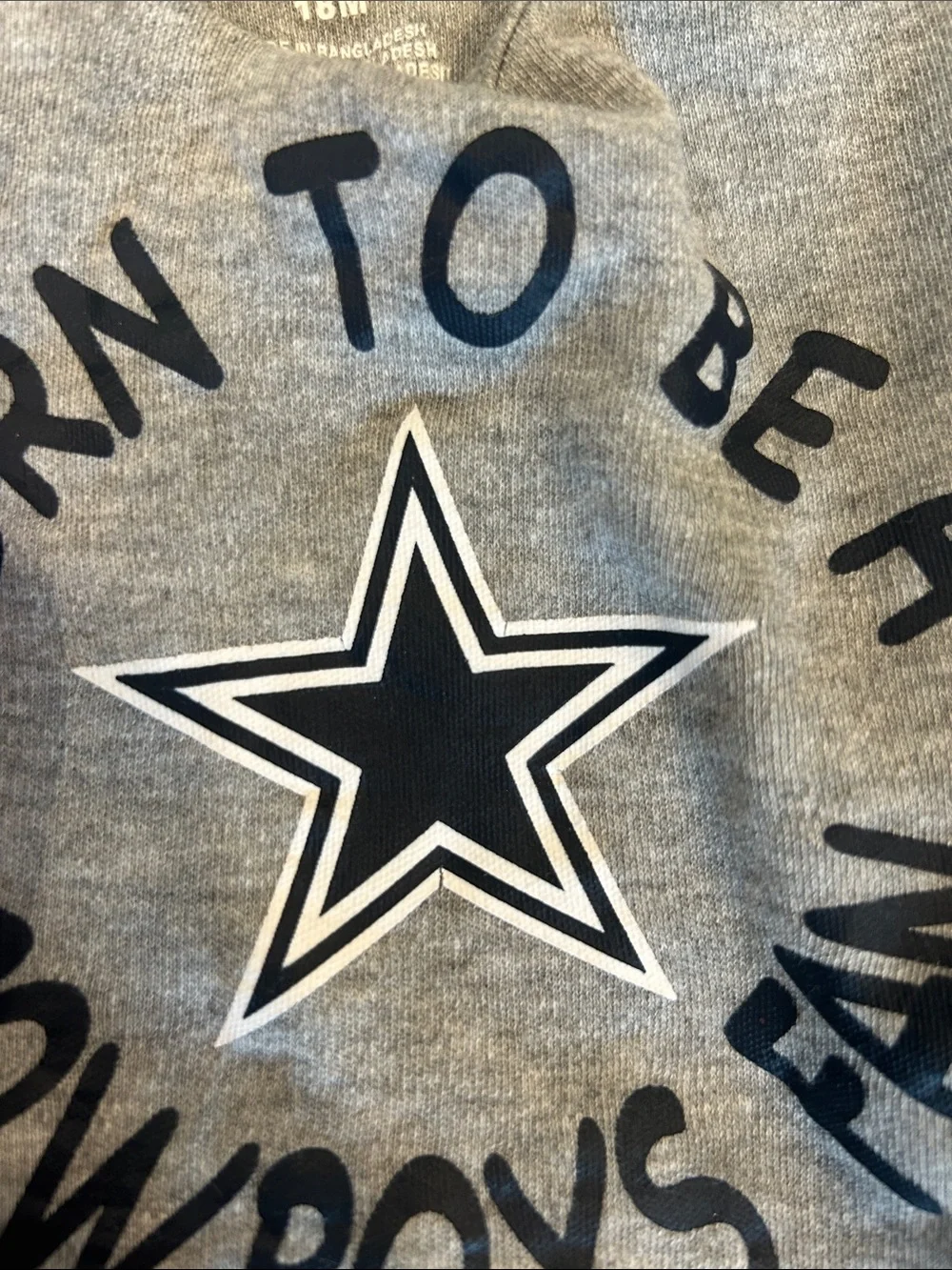 NFL Cowboys Baby One-Piece Bodysuits - White & Gray 🤠